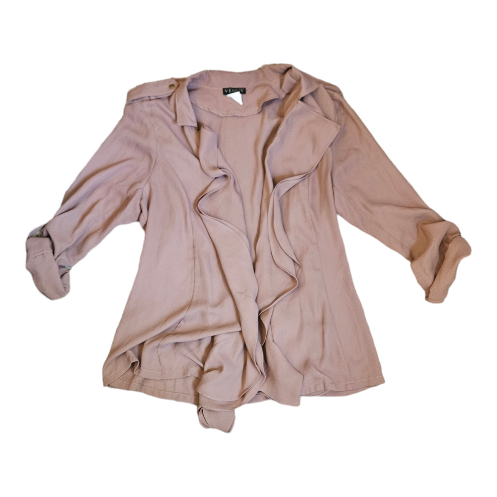 Venus Large Sheer 3/4 Sleeve Open Cardigan